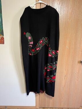 Dressed in LALA Big Reputation
Oversized Knit Maxi Dress in Snake Plus Size